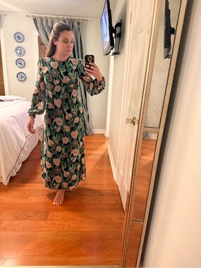 Floral Long sleeve maxi dress